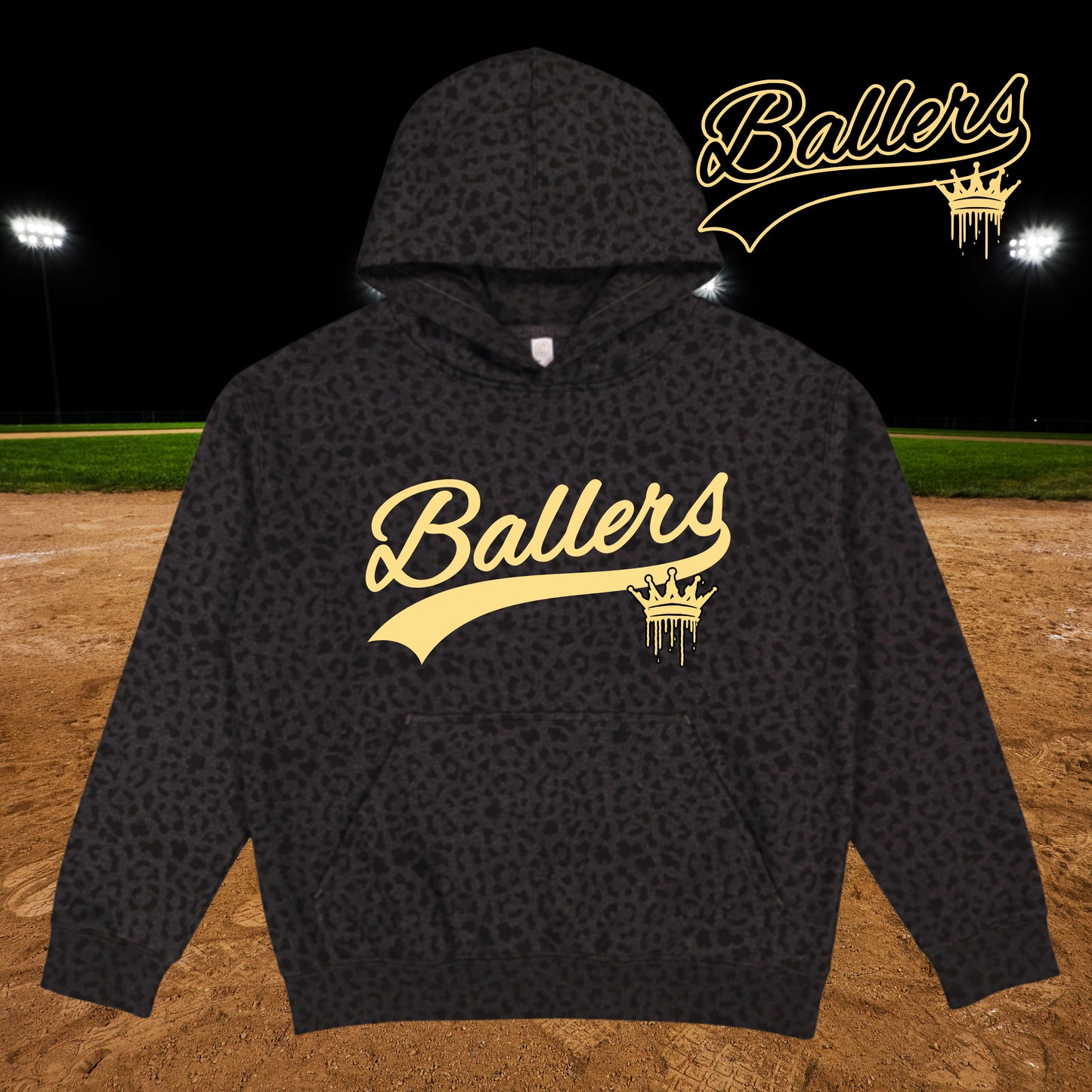 Ballers-Fall 2025-gold crown hoodie