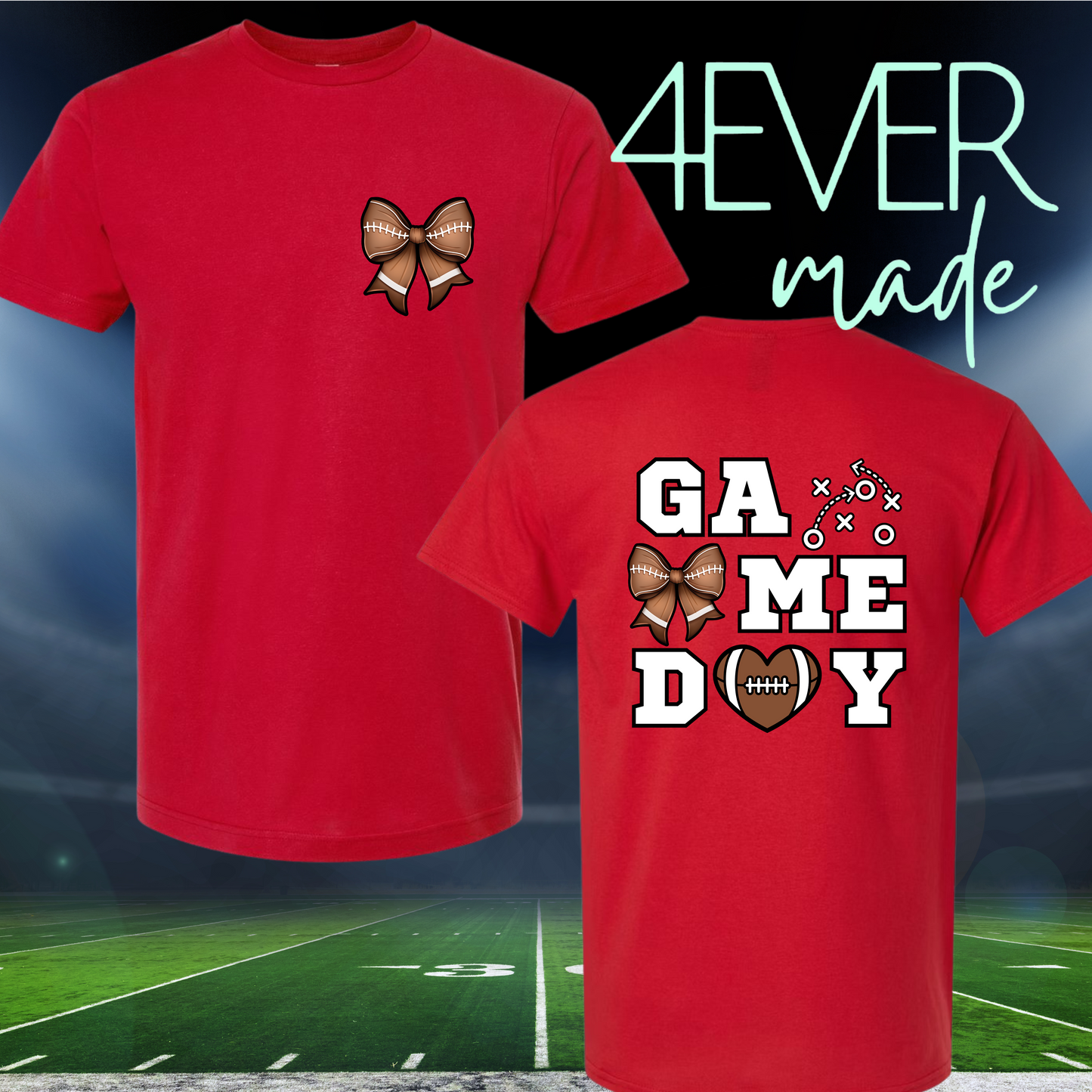 4EVER SPORT~ FOOTBALL BOW (Multi-color)