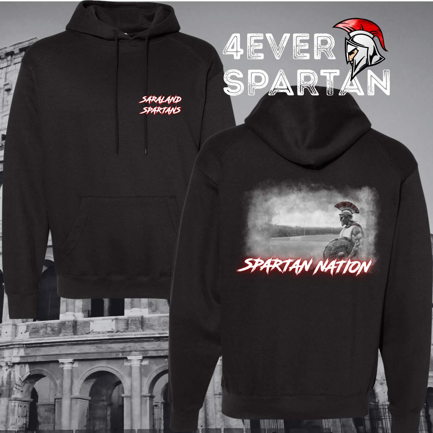 Spartan Nation Soccer performance hoodie