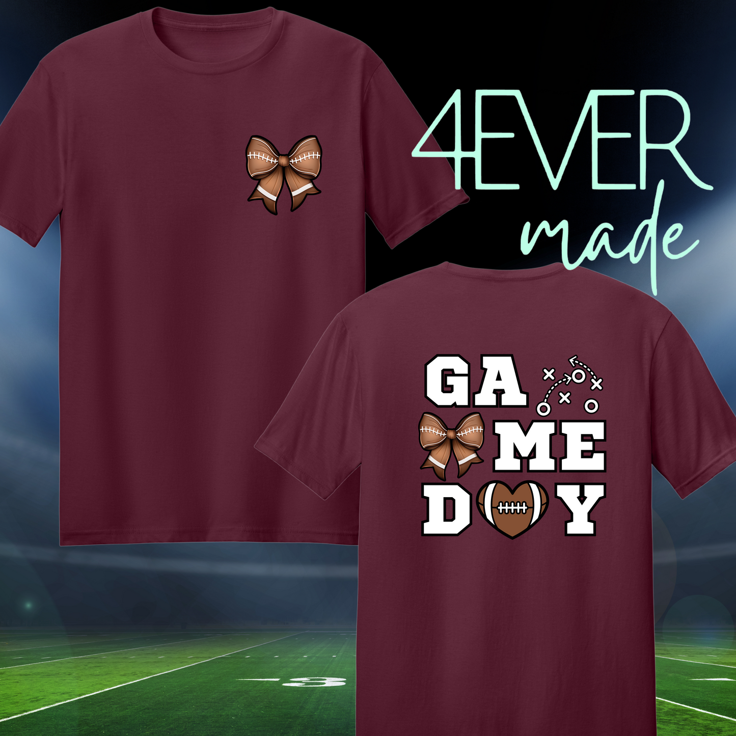 4EVER SPORT~ FOOTBALL BOW (Multi-color)