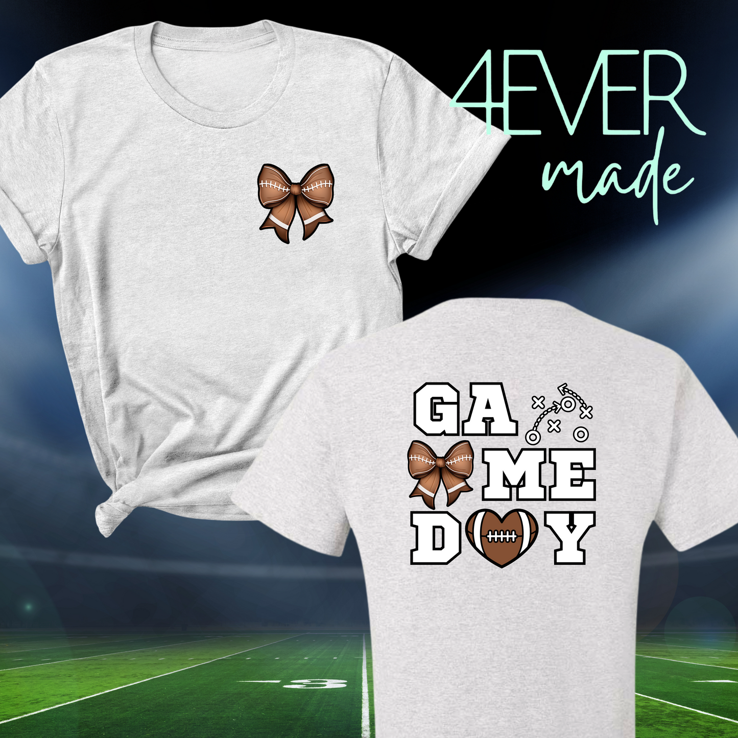 4EVER SPORT~ FOOTBALL BOW (Multi-color)