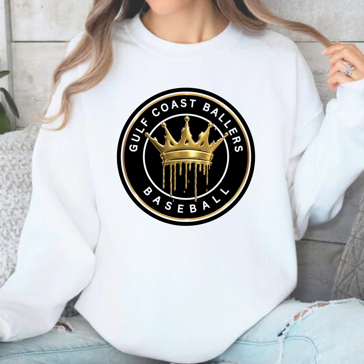 Ballers baseball logo sweatshirt (2 colors)