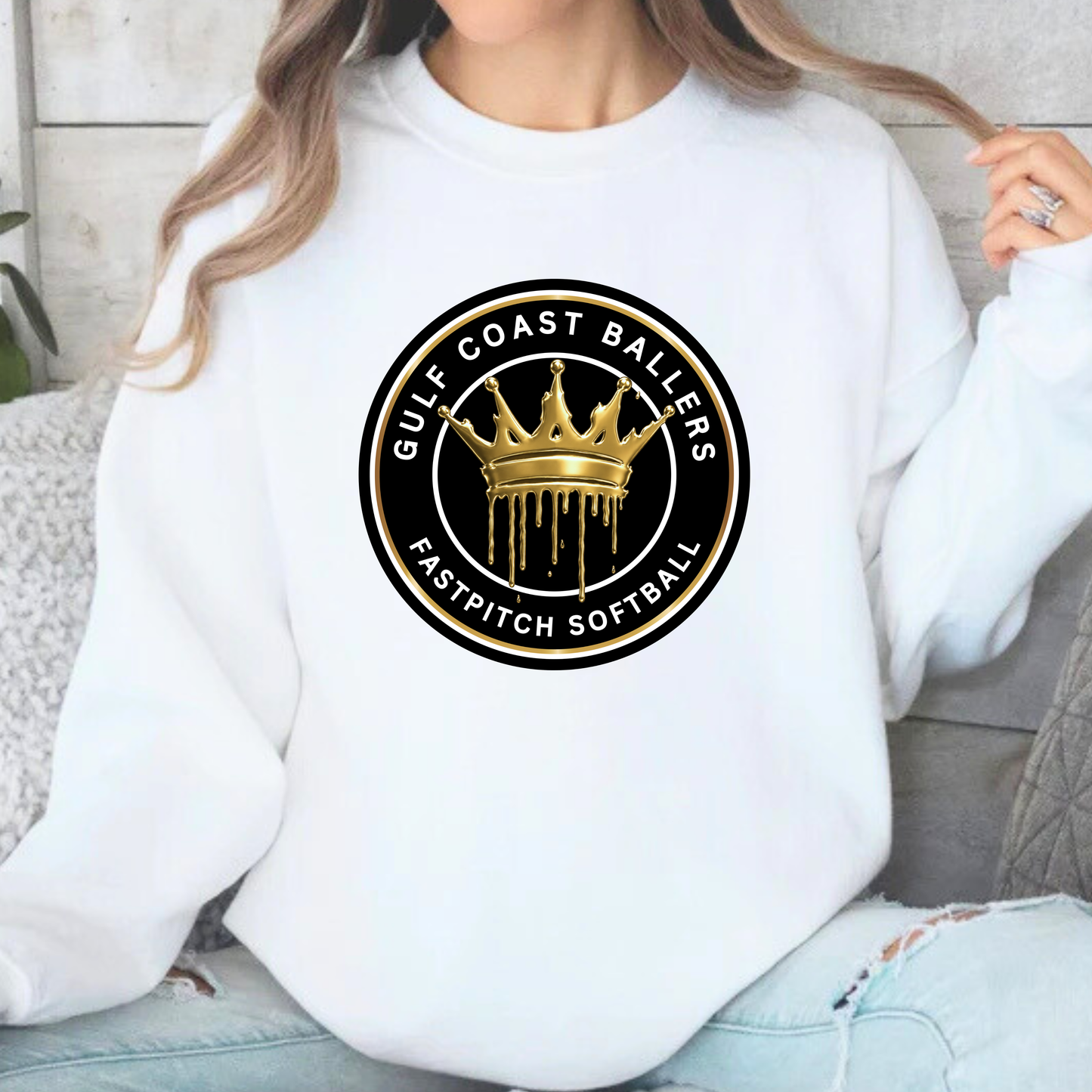 Ballers softball logo sweatshirt (2 colors)