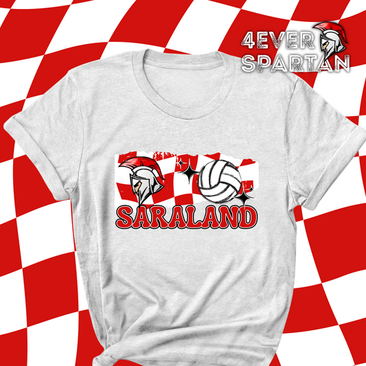 4EVER SPARTANS~Retro check volleyball