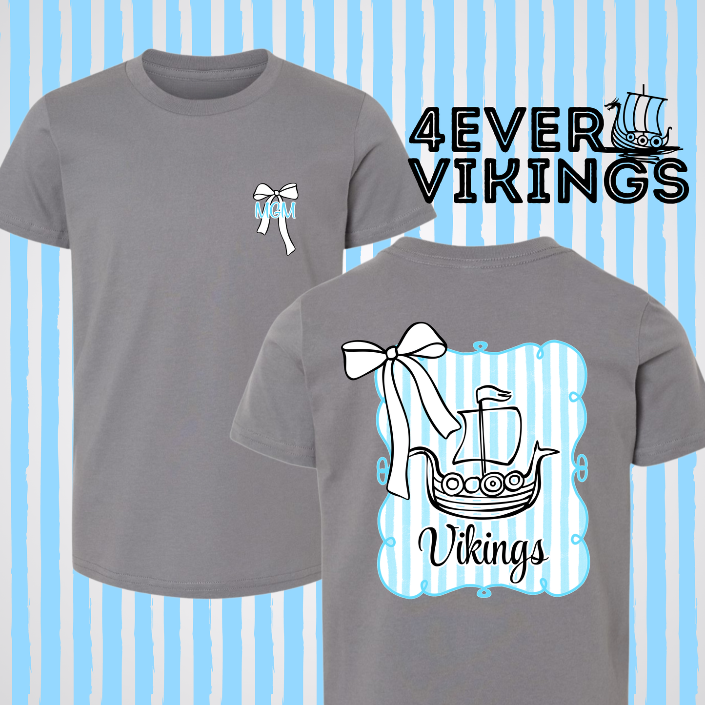 Portrait Frame French Stripe Viking