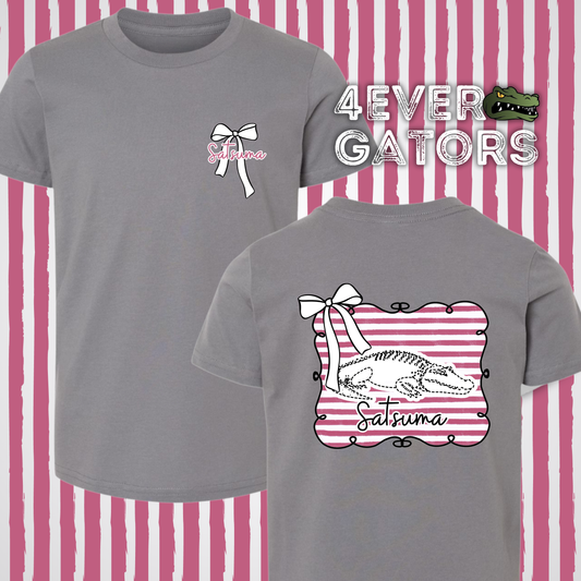 Doodle Frame French Stripe Gator
