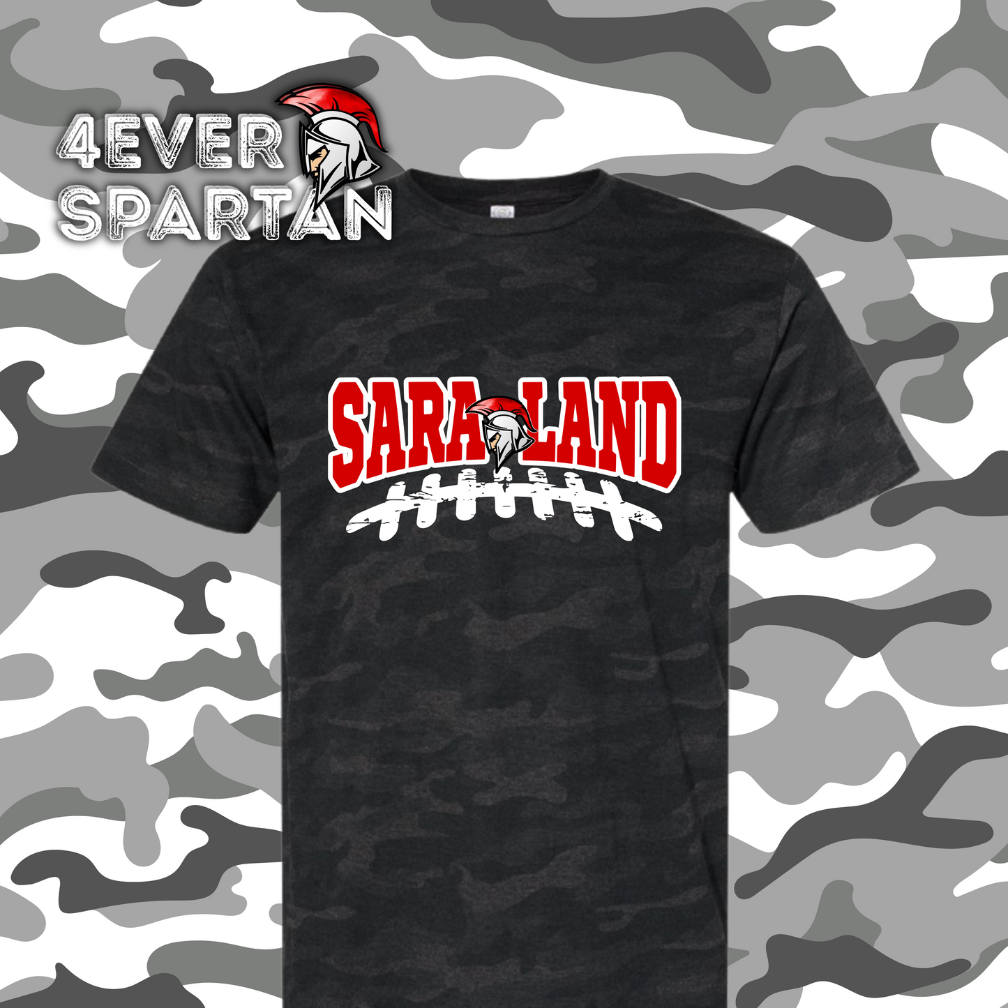 4EVER SPARTANS- Camo football