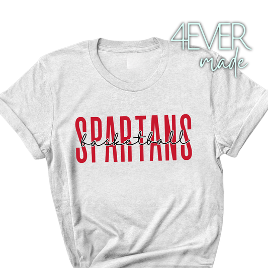 Spartans basketball (3 colors)