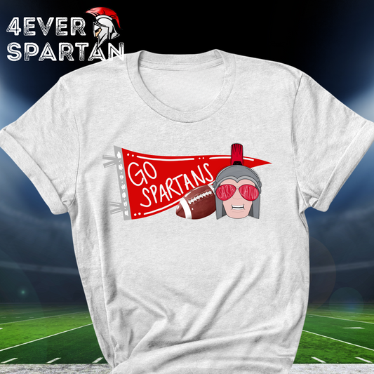 4EVER SPARTANS~Football pennant