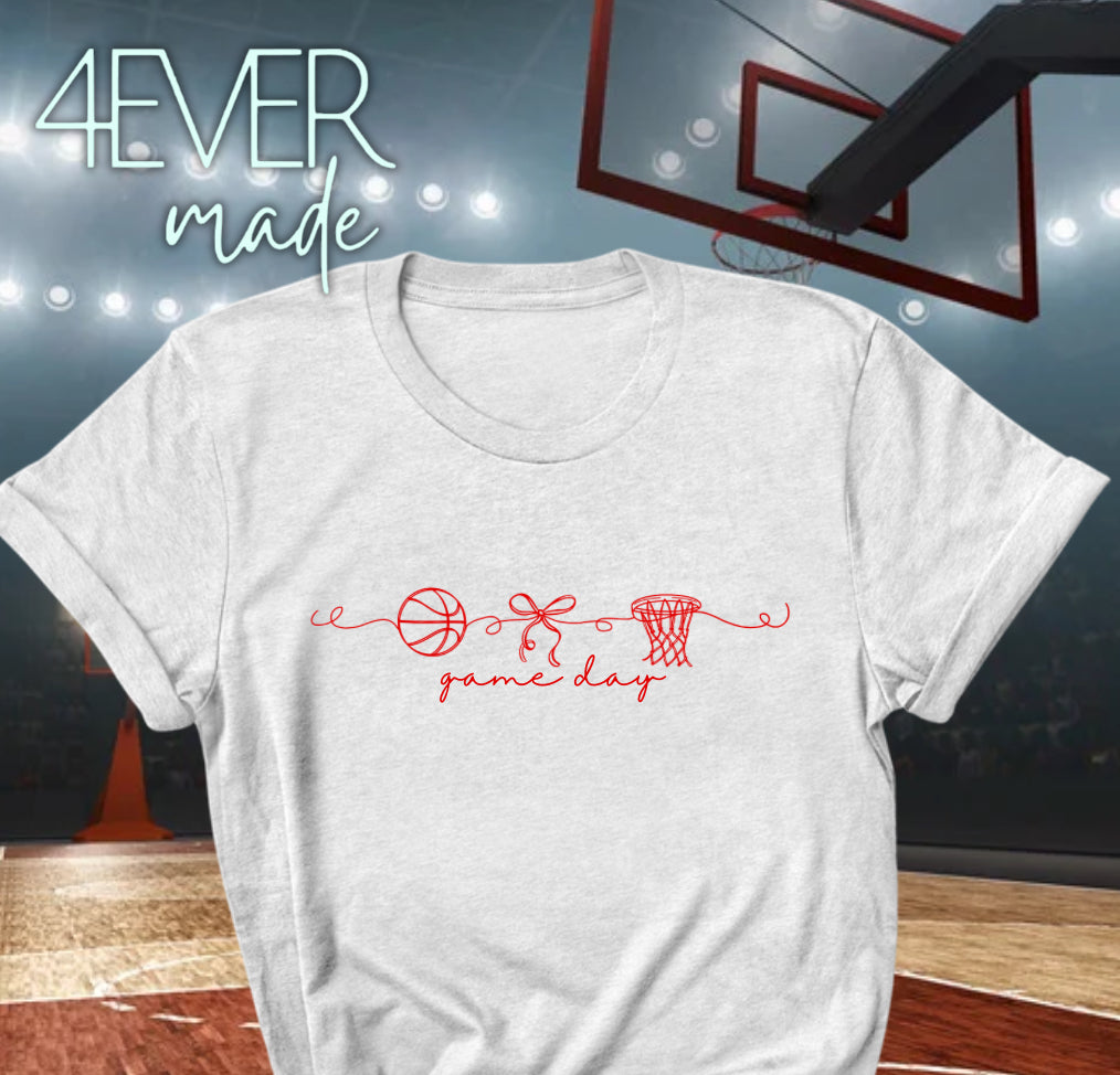 Doodle Basketball Red