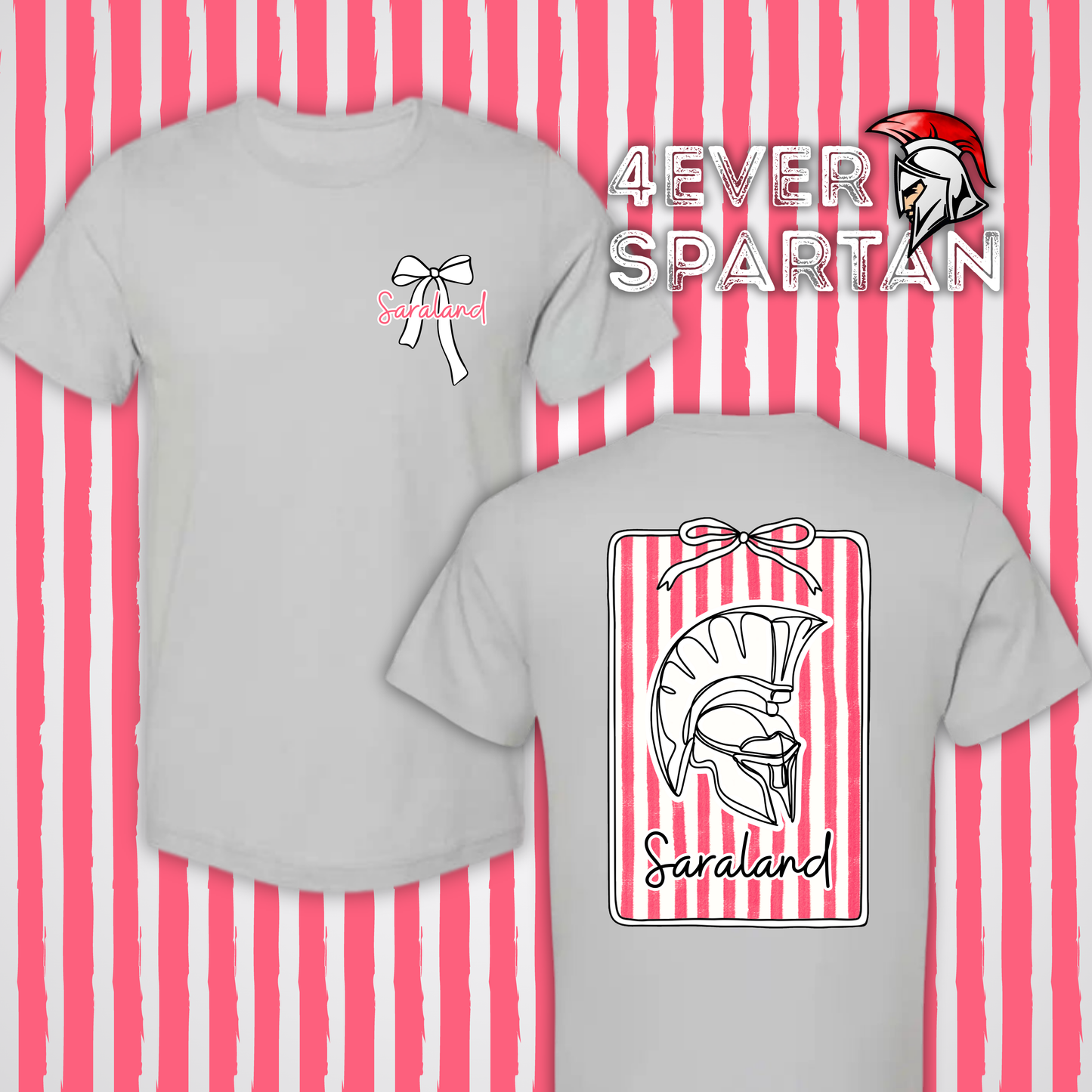 Portrait Frame French Stripe Spartan