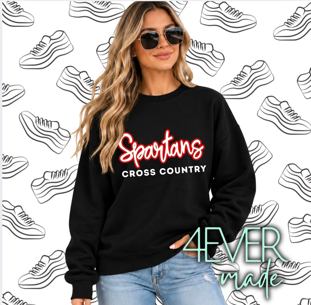 Spartan Cross Country Script Sweatshirt