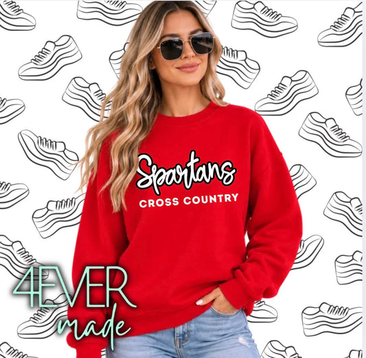 Spartan Cross Country Script Sweatshirt