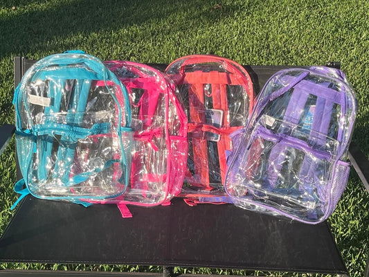Full Size Clear Backpack