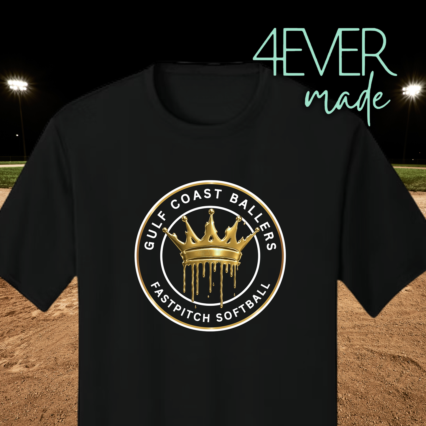 Ballers softball logo (front only)
