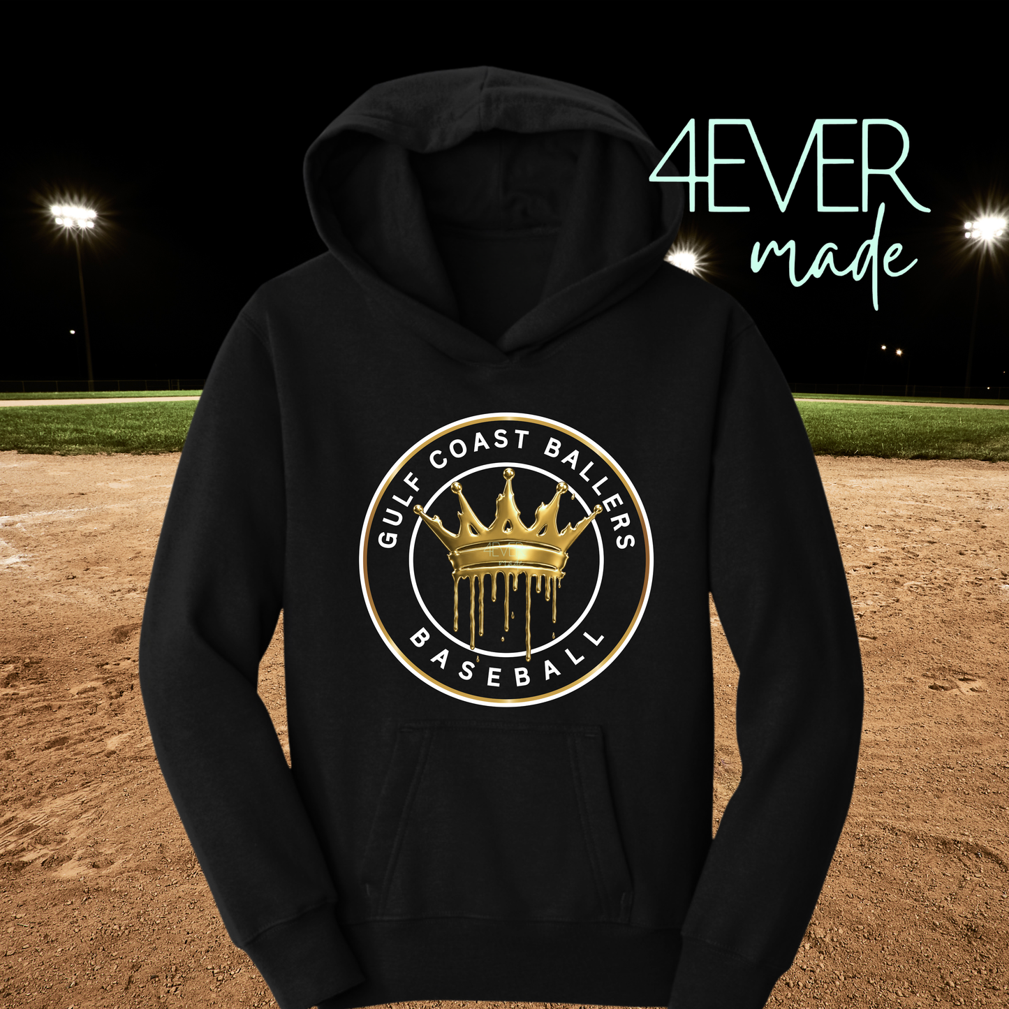 Ballers baseball logo hoodie