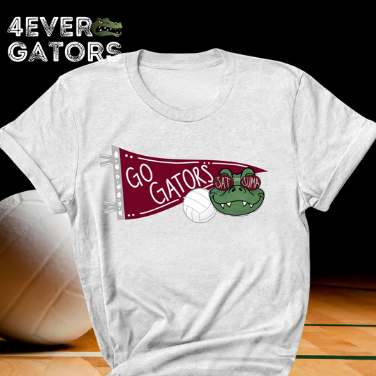 4EVER GATORS~volleyball pennant