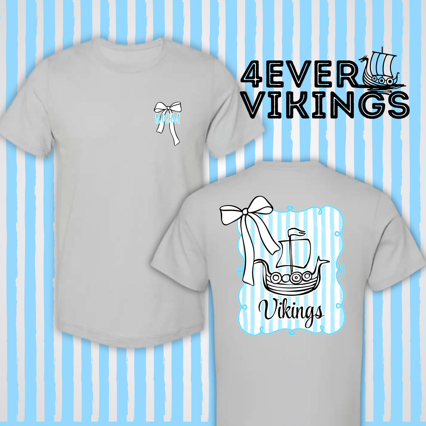 Portrait Frame French Stripe Viking