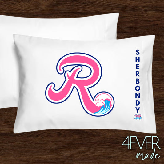 Personalized Pillowcases and Pillows (Riptide)