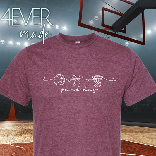 Doodle~BASKETBALL Maroon