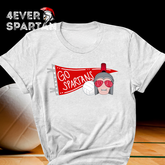 4EVER SPARTANS~Volleyball pennant