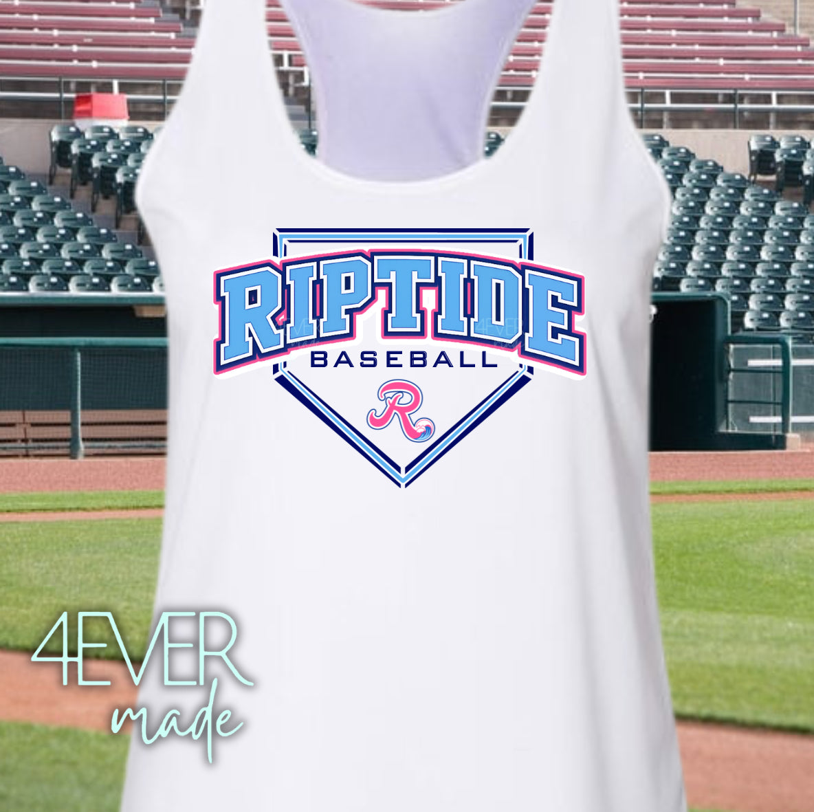 Riptide-blue/pink plate