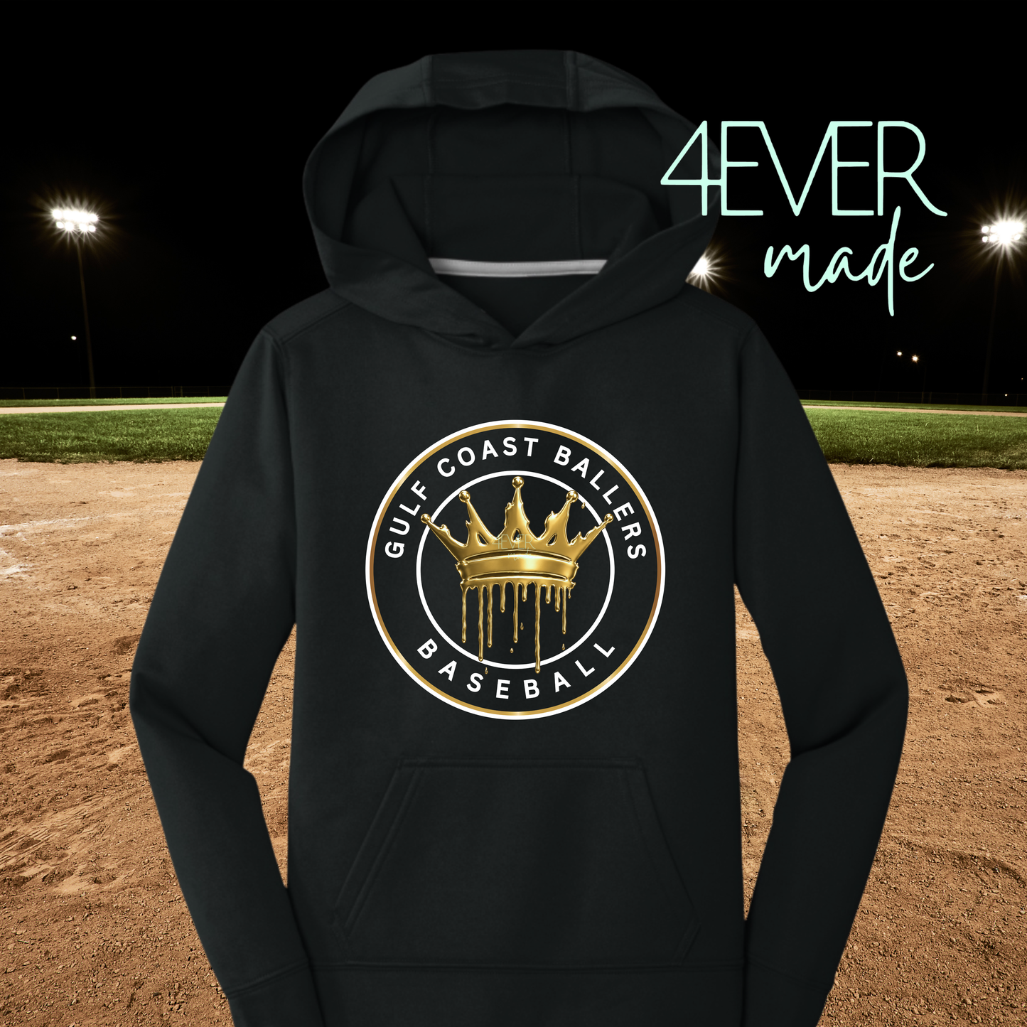 Ballers baseball logo hoodie