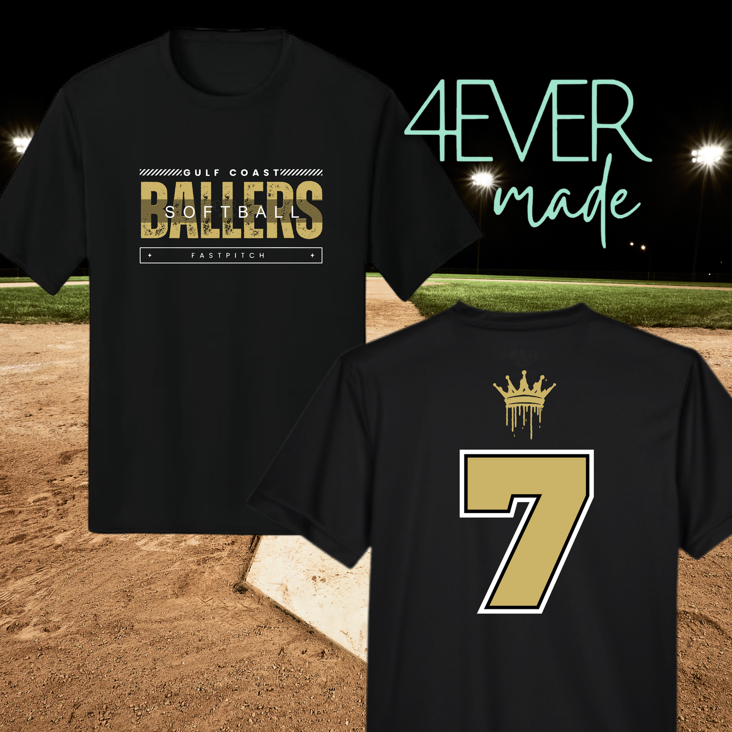 Ballers stack Softball-practice jersey