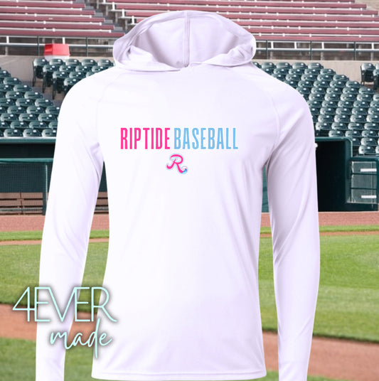 Riptide long sleeve hooded shirt-split