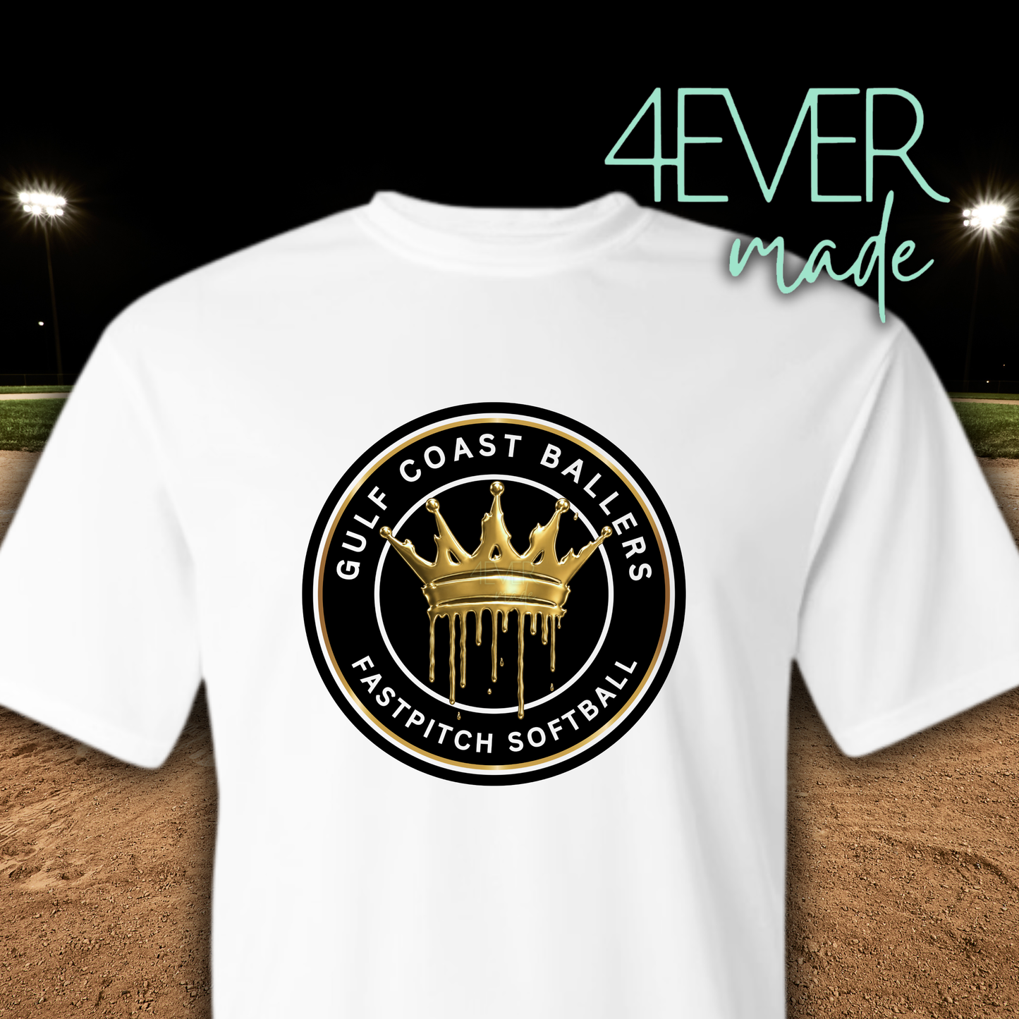 Ballers softball logo (front only)