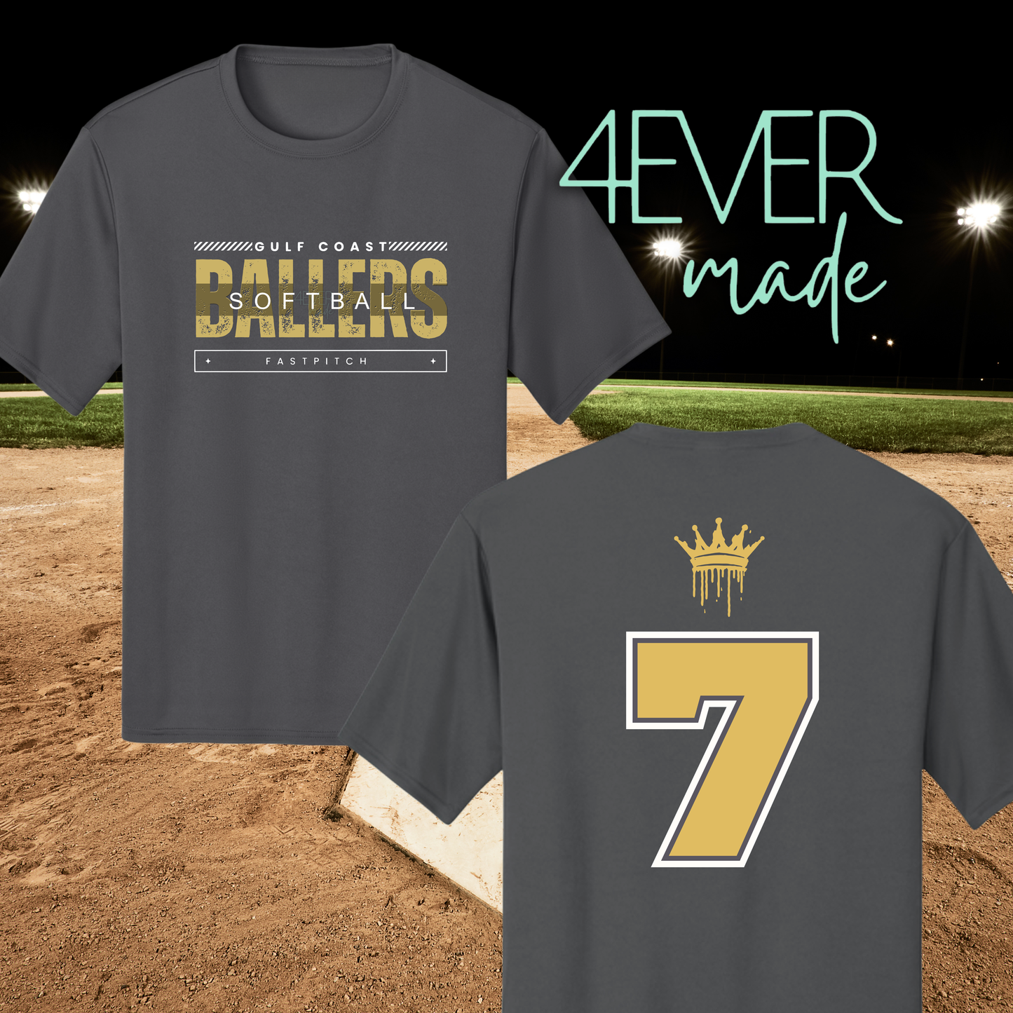 Ballers stack Softball-practice jersey