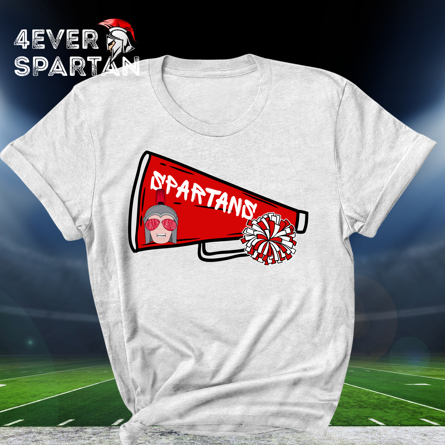 4EVER SPARTANS~megaphone sunglasses mascot