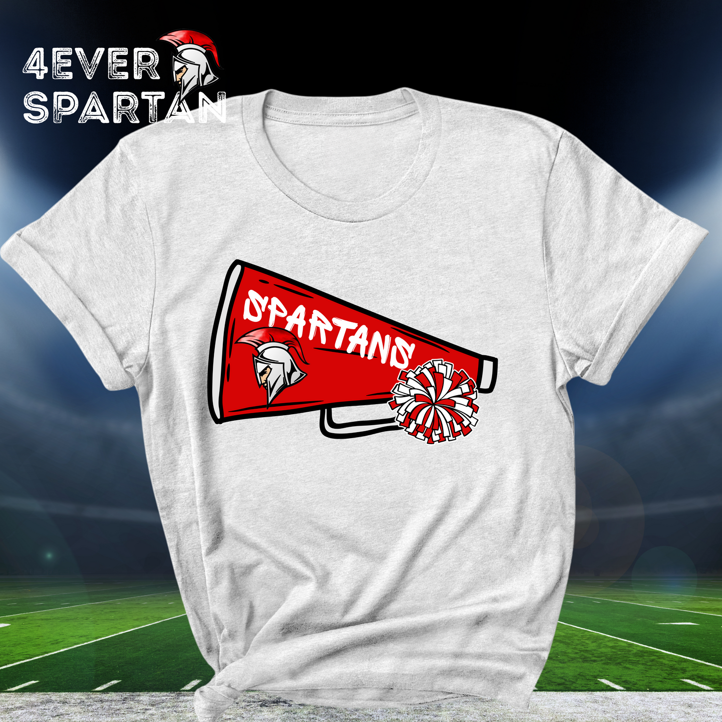 4EVER SPARTANS~ cheer megaphone mascot