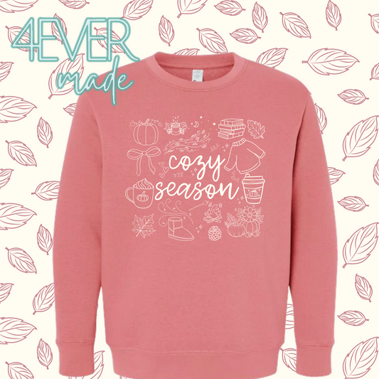 Cozy Season Doodle Sweatshirt