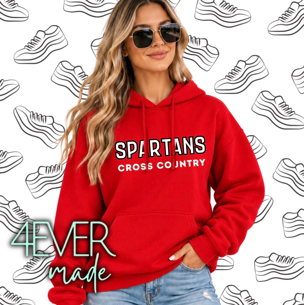 Spartan Cross Country Unisex hoodie