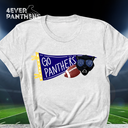 4EVER Panthers~football pennant