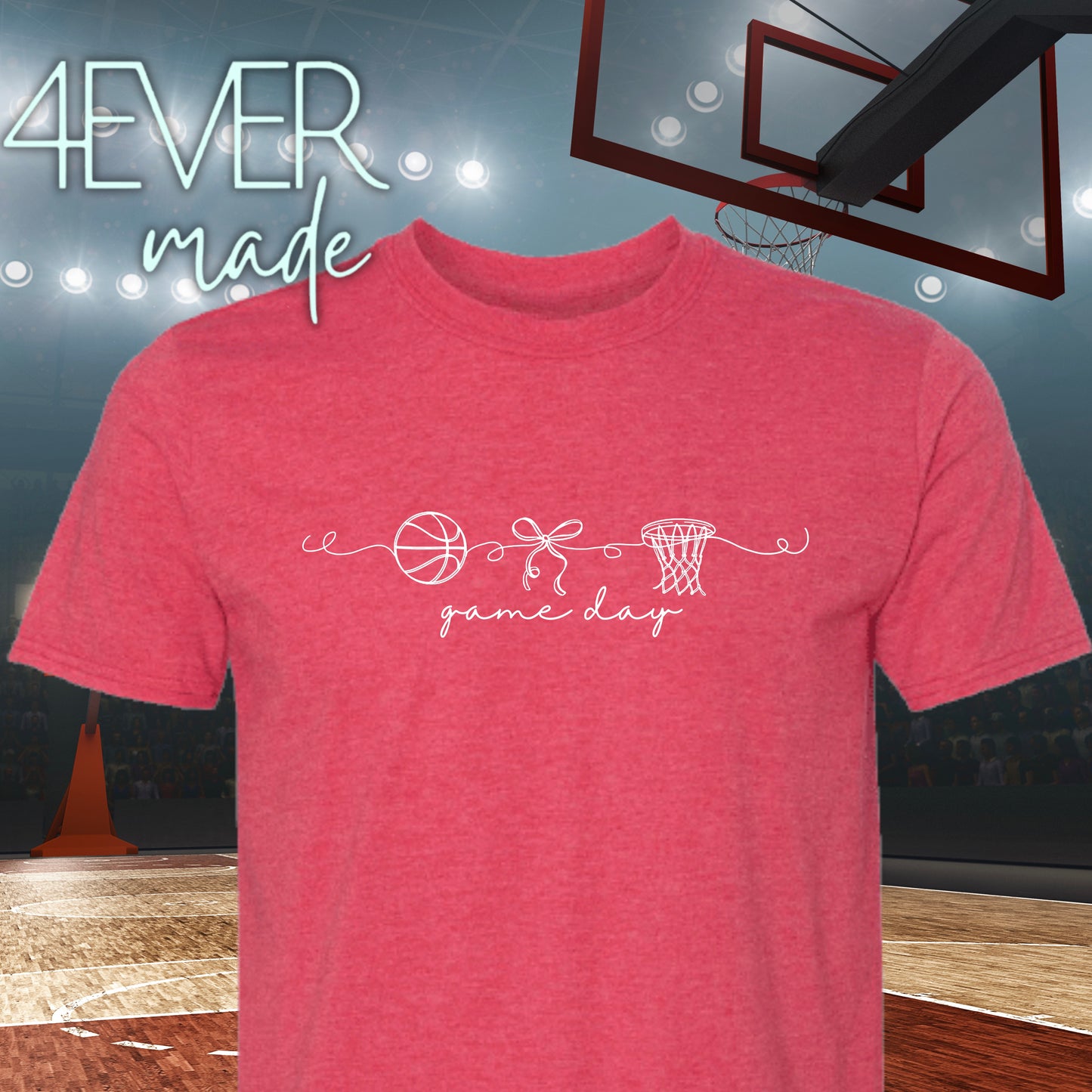 Doodle Basketball Red