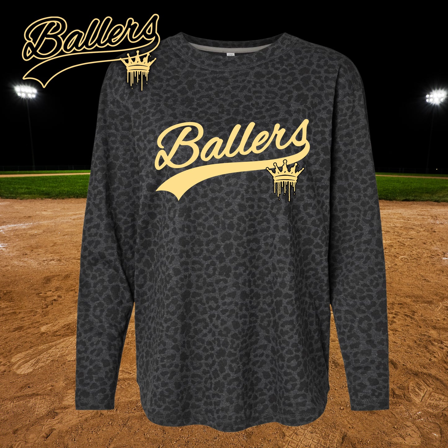 Ballers-Fall 2025-Gold Crown  long sleeve