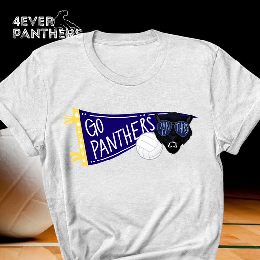 4EVER Panthers~volleyball pennant