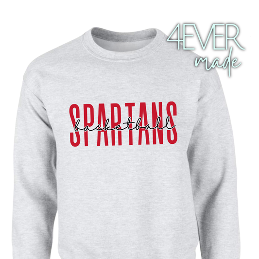 Youth Spartans basketball sweatshirt (2 colors)