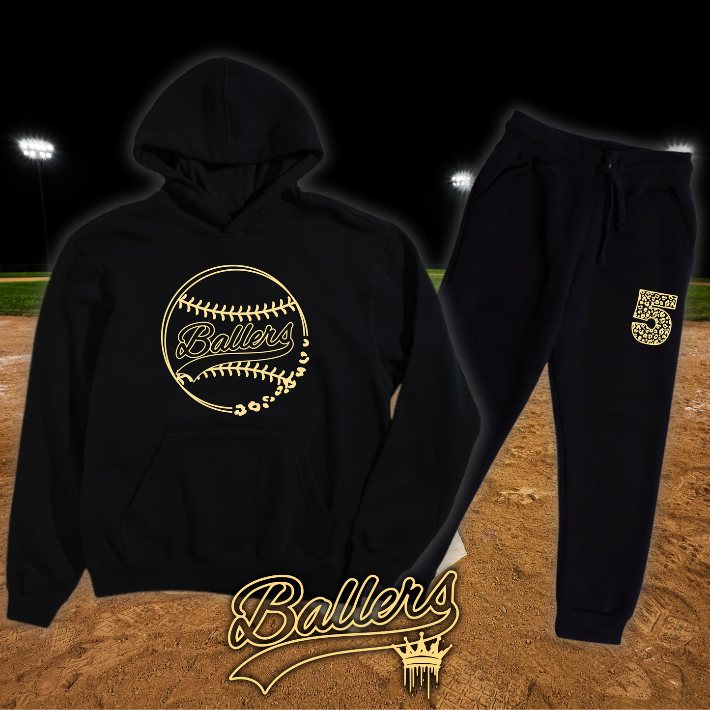 Ballers-Leopard ball set