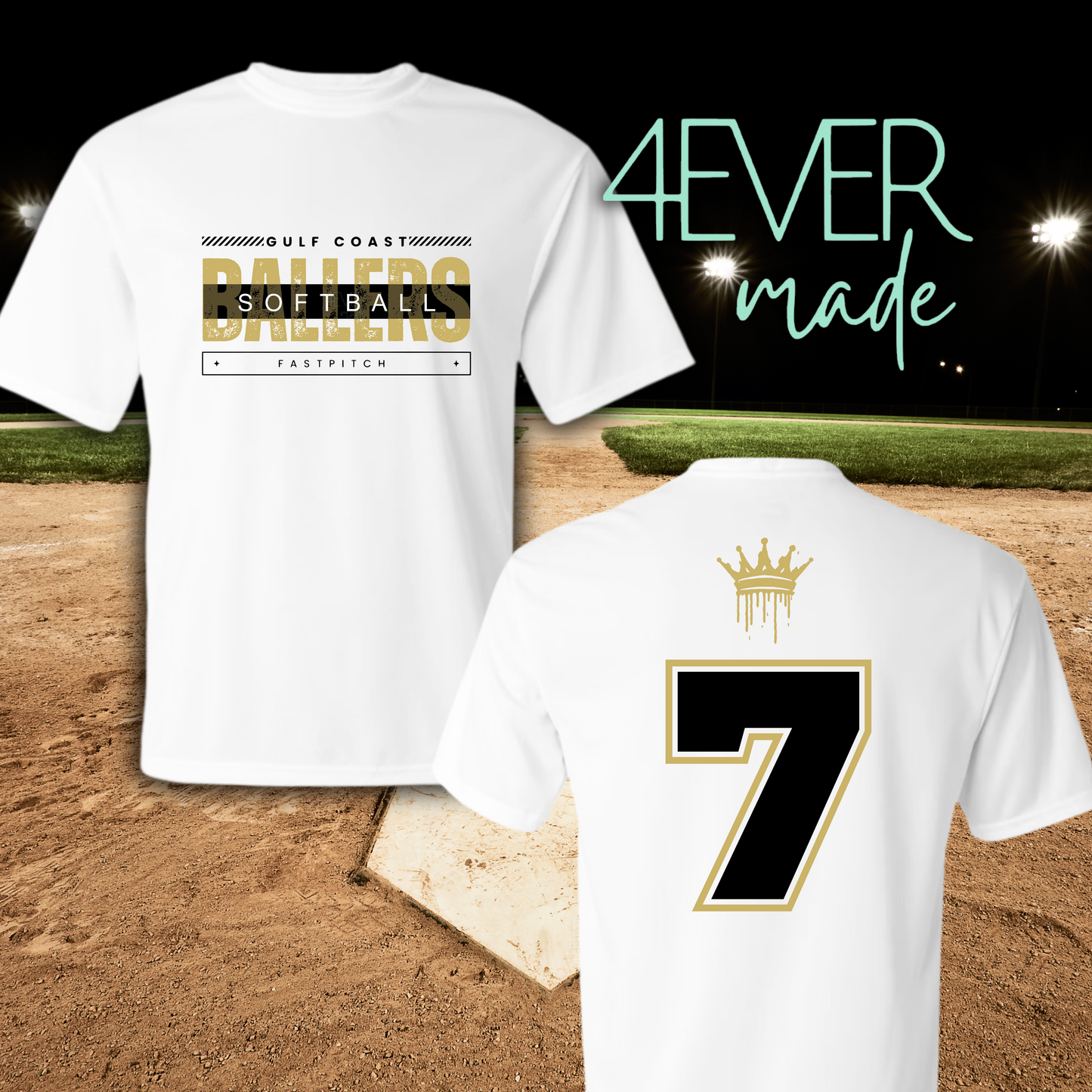 Ballers stack Softball-practice jersey