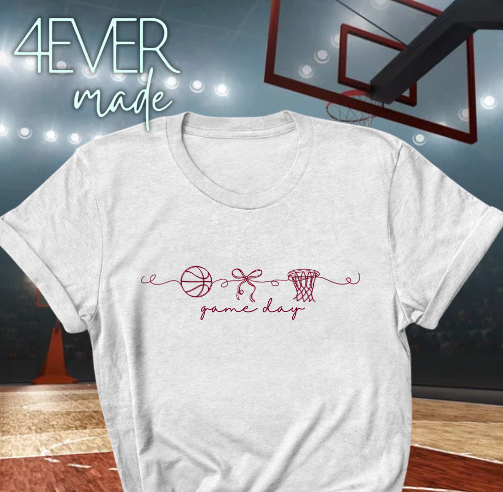 Doodle~BASKETBALL Maroon