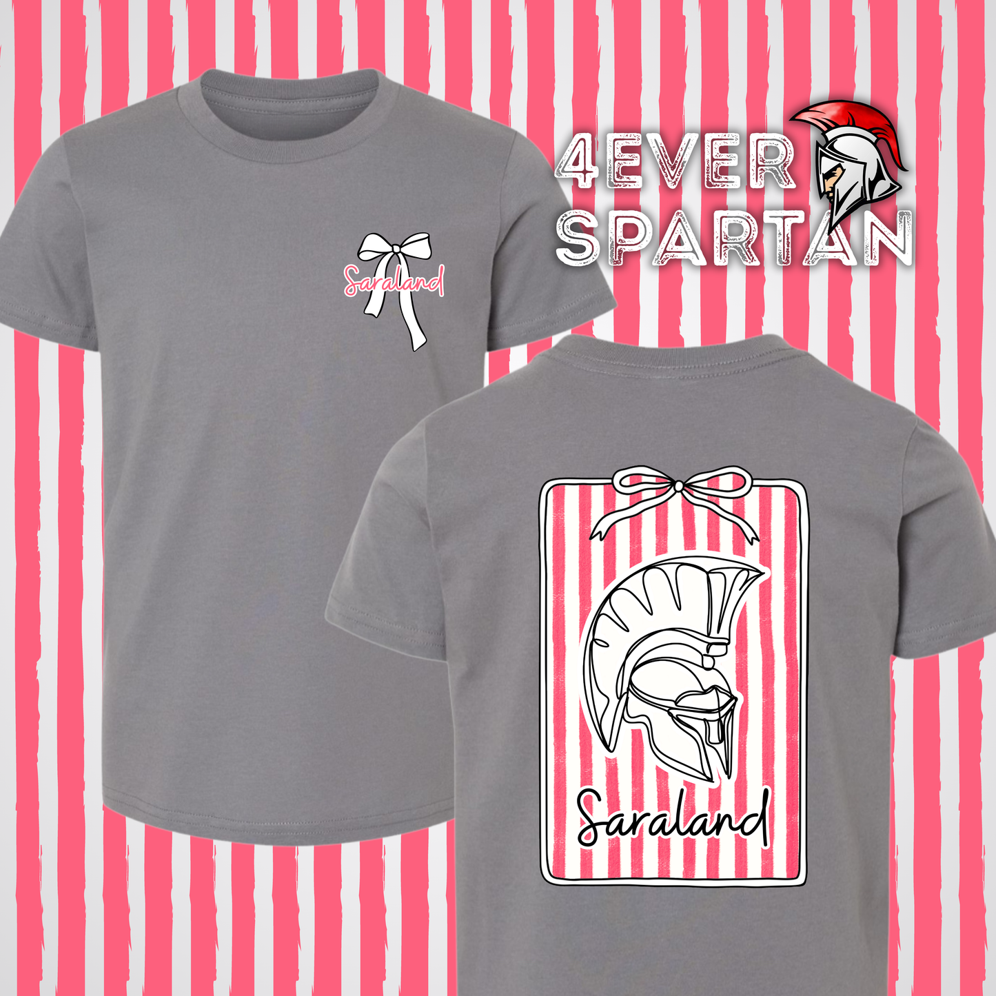 Portrait Frame French Stripe Spartan