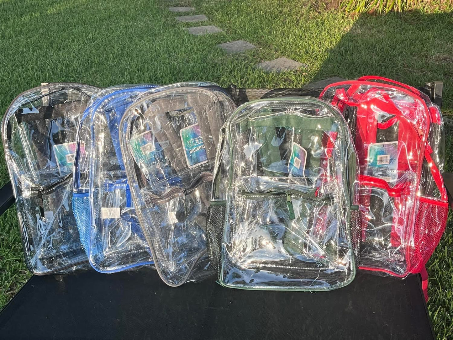 Full Size Clear Backpack